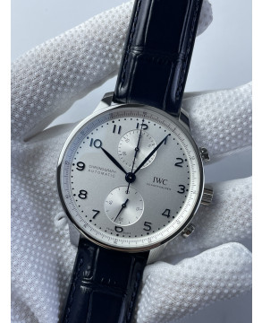(준비완료/특급배송)NO.2313/ ZF공장 V3 IWC IW3716 포루트기저 화이트다이얼 블루핸즈 가죽