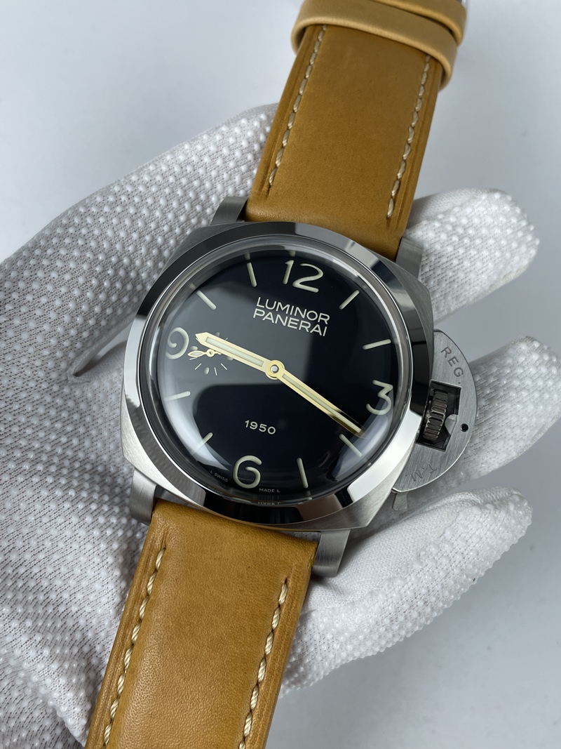 (준비완료/특급배송)NO.2386/XF공장 파네라이 PAM127 E 브라운가죽