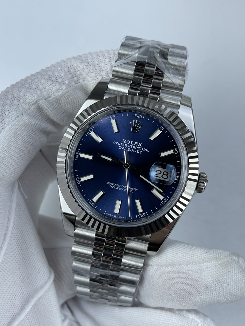 (준비완료/특급배송)NO.2436/NM공장 롤렉스 데이저스트 41미리 블루 바 (강력추천)