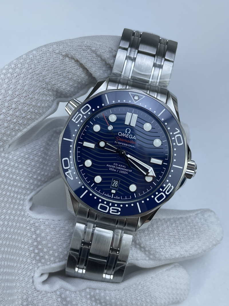 (준비완료/특급배송)NO.2756/VS공장 오메가 씨마스터 다이버 300 스틸 블루다이얼 VS8800 (최신무브업버전)