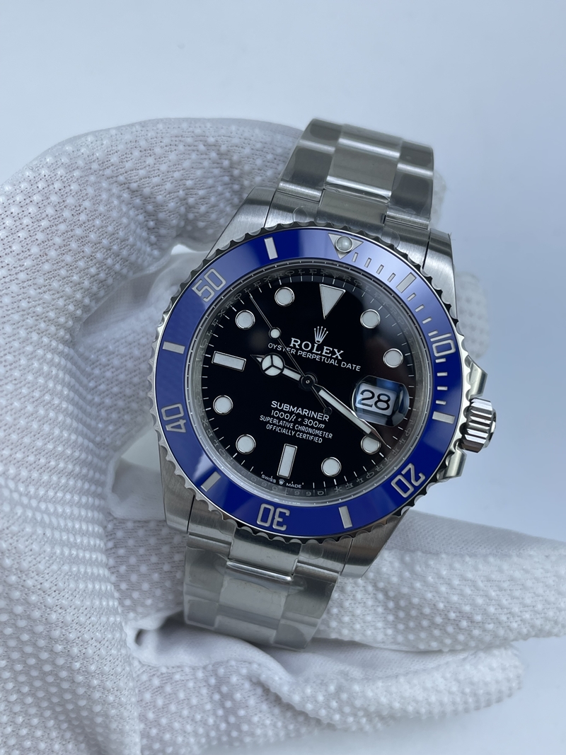 (준비완료/특급배송)NO.2886/VS공장 롤렉스 서브마리너 신형 블루 세라믹 브슬 VS3235