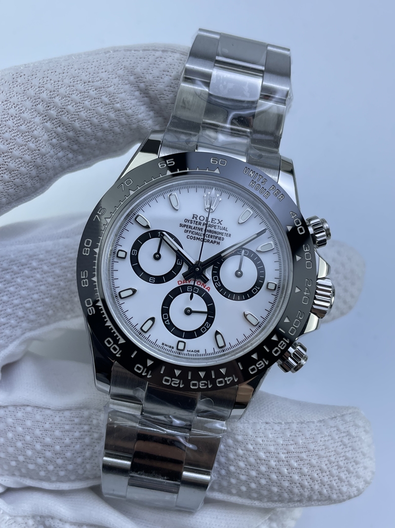 (준비완료/특급배송)NO.3322/초특급 갓성비 데이토나 스틸 세라믹베젤 화이트