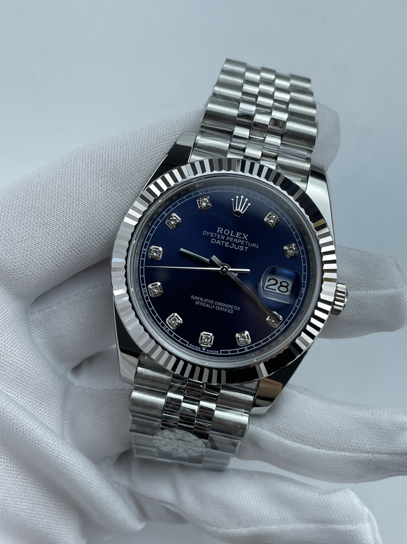 (준비완료/특급배송)NO.3589/롤렉스 데이저스트 41 블루 청텐포 10p 126334 QP공장